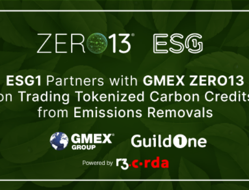 Press Release: ESG1 Partners with GMEX ZERO13 on Trading Tokenized Carbon Credits from Emissions Removals
