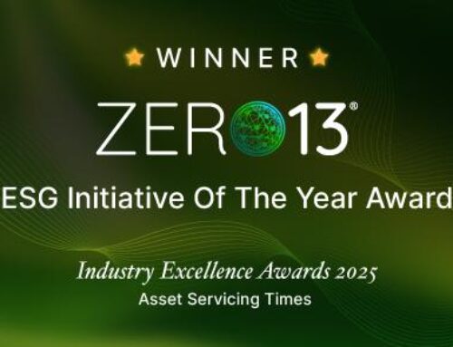 Press Release: ZERO13 Wins “ESG Initiative of the Year” at Asset Servicing Times Industry Excellence Awards 2025